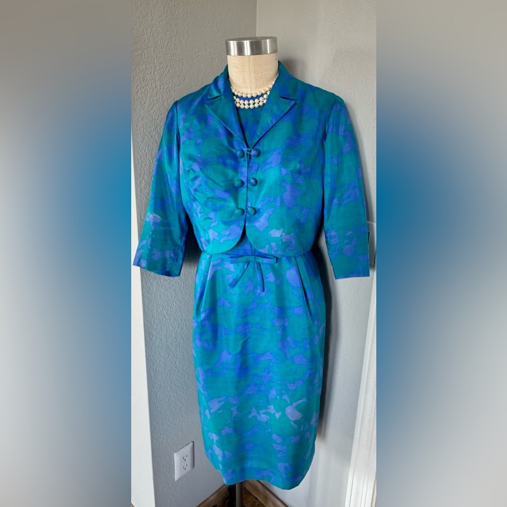 1960s Sheath Dress with Bolero 10